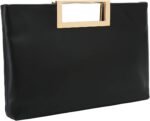 Fashion PU Leather Handbag Stylish Women Convertible Clutch Purse