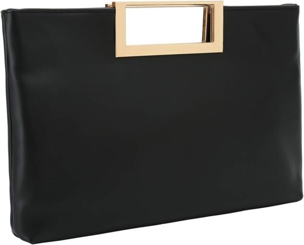 Fashion PU Leather Handbag Stylish Women Convertible Clutch Purse