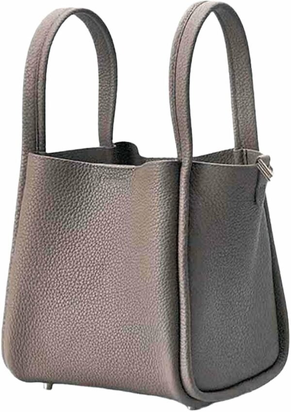 Women's Classic Design Luxury Leather Bag Soft Handbag Fashion Multi functional Bucket Bag Elegant Handbag