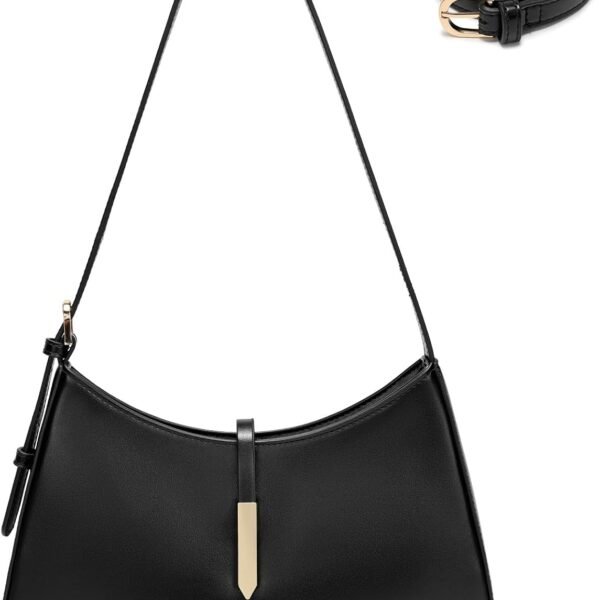 Stylish Women's Shoulder Bag — Adjustable Vegan Leather Handbag | Includes Long Shoulder Strap