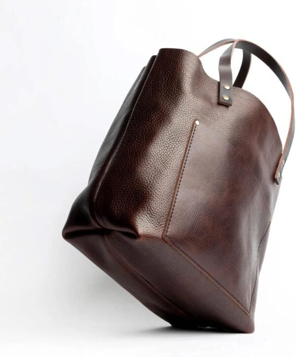 Classic Tote Bag – Handmade, Durable & Unlined – Interior & Exterior Pockets