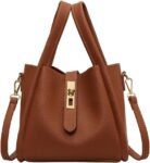 Bucket Bag for Women,Trendy Bucket Crossbody Bag Small Vintage Elegant Tote Bag Women's Shoulder Handbags Cluth Purse