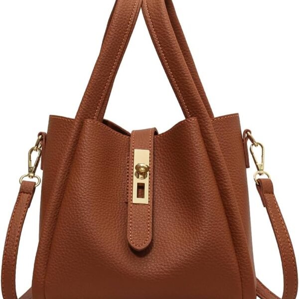 Bucket Bag for Women,Trendy Bucket Crossbody Bag Small Vintage Elegant Tote Bag Women's Shoulder Handbags Cluth Purse