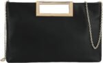 Fashion PU Leather Handbag Stylish Women Convertible Clutch Purse