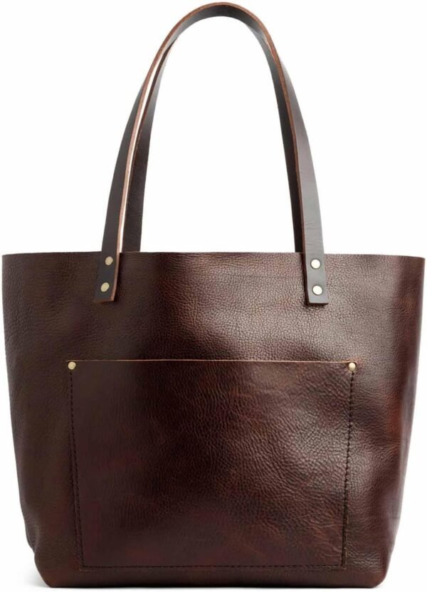 Classic Tote Bag – Handmade, Durable & Unlined – Interior & Exterior Pockets