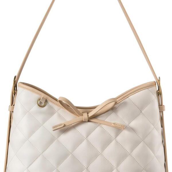 Women's Bags | Soft Leather Bag | Quilted Crossbody | Designer-Style Bucket Bag