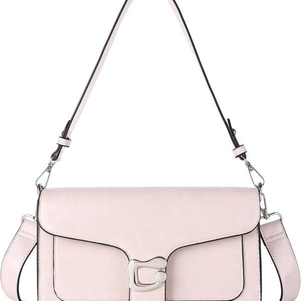Women's Fashion Crossbody Bags — Compact Shoulder Bags, Leather Handbags, & Evening Clutches (Includes Two Straps)