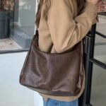 Women's Bags: Ultra-Soft Foldable Vegan Leather Shoulder Bags & Stylish Casual Totes