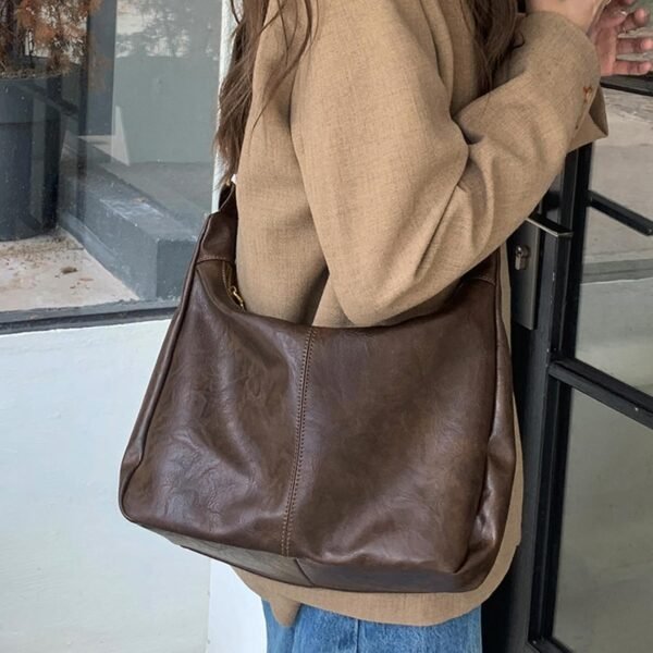Women's Bags: Ultra-Soft Foldable Vegan Leather Shoulder Bags & Stylish Casual Totes