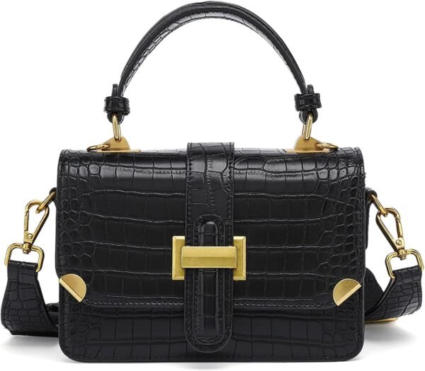 Women Small Classy Crossbody Purse Top Handle Handbags Leather Satchel Bags for Women