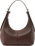 Women's Bags: Soft Vegan Leather Crescent Shoulder Bags, Casual Totes & Crossbody Bags