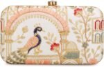 Hand Crafted Designer Box Clutch For Women,  Embroidery Clutch For Women/Hand Clutch For Women