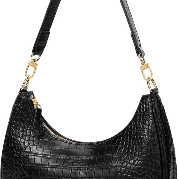 Women's Shoulder Bag | Small Handbag | Cute Clutch | Stylish Half-Moon Bag