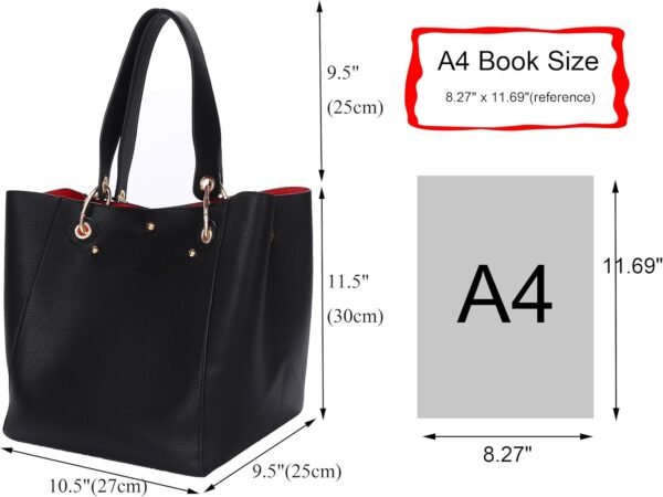 Large Capacity Work Tote Bags for Women Leather Big Purses and handbags ladies Waterproof Big Shoulder commuter Bag