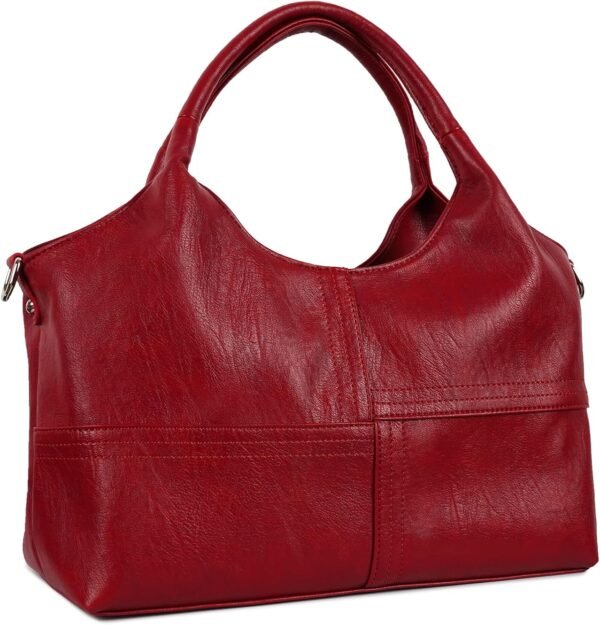 Womens Vegan Leather Handbags Tote Bag Shoulder Bag Top Handle Satchel Ladies Purse Crossbody Hobo Bag